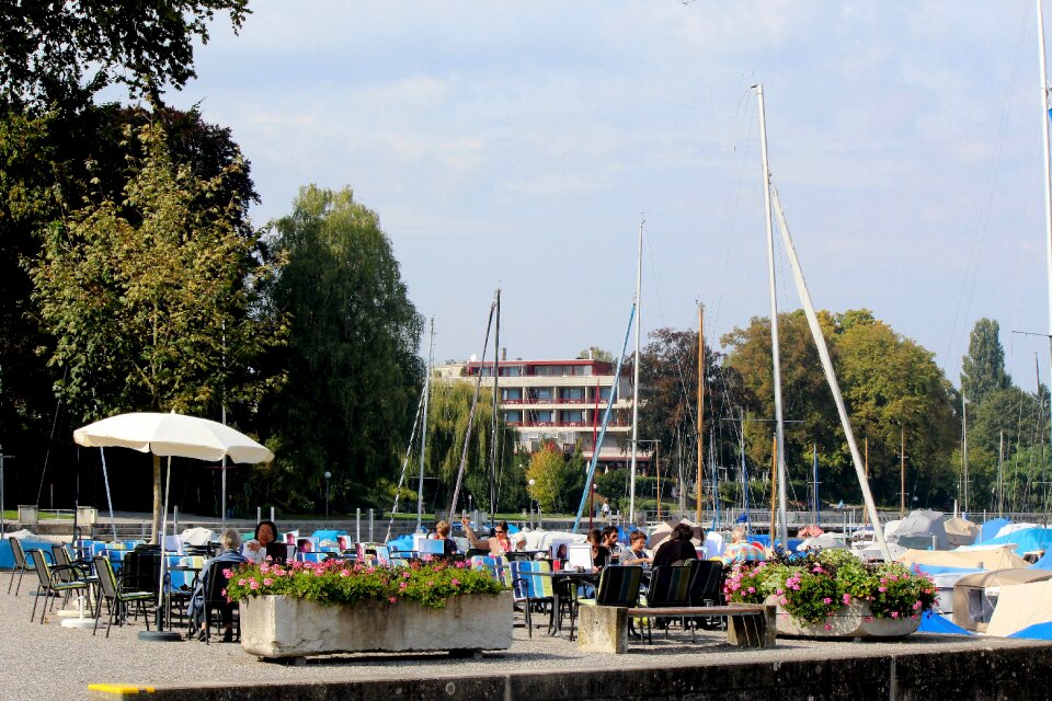 Boat harbour lake constance romanshorn