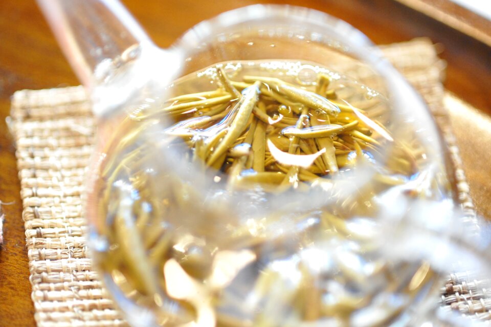 Jasmine tea glass tea