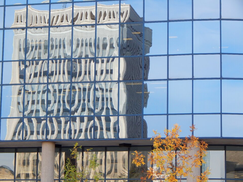 Reflection architecture city