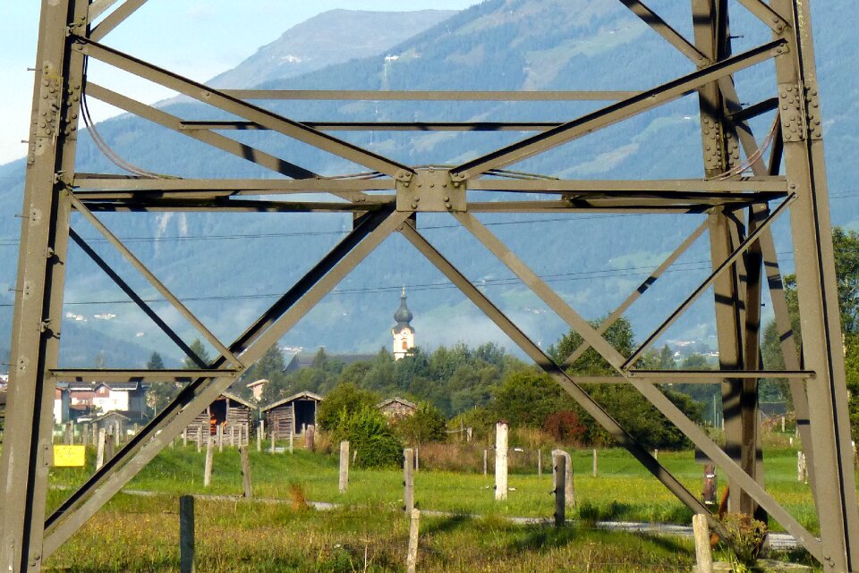 Scaffold steel landscape