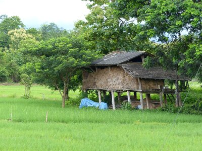 Rice granary lampang thailand