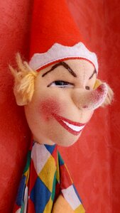Doll hand puppet old toys photo