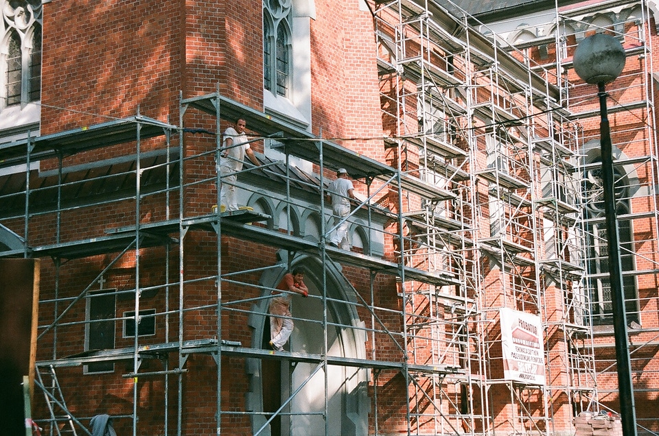 Construction architecture worker