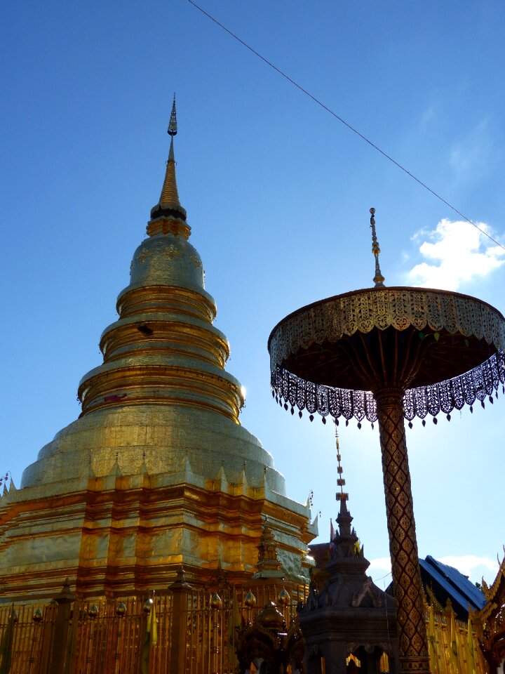 Temple lamphun thailand
