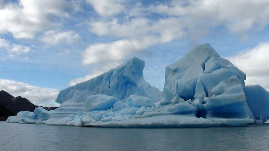 Ice mountains snow photo