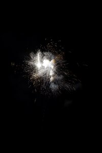 Explosion smoke new year's eve photo
