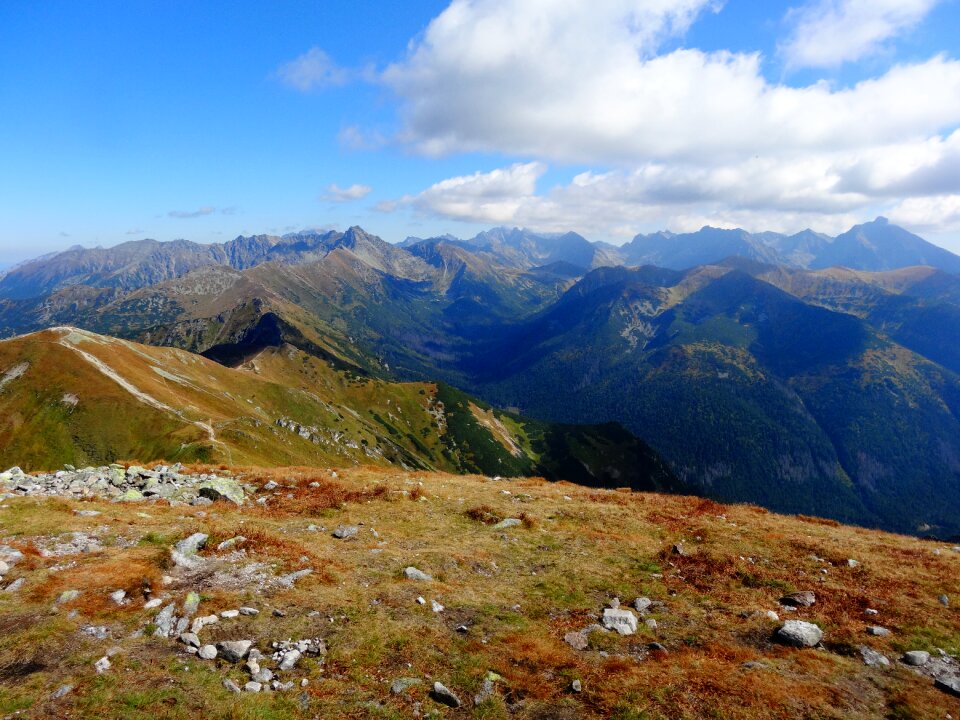 Autumn mountains poland photo