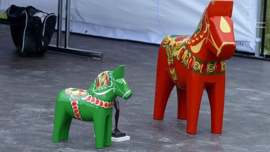 Dala horses photo