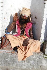 Hindu nepal man photo
