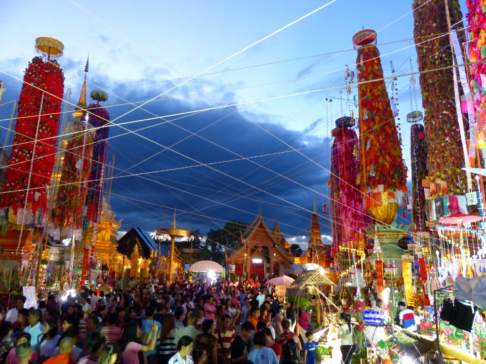 Prayers temple asia