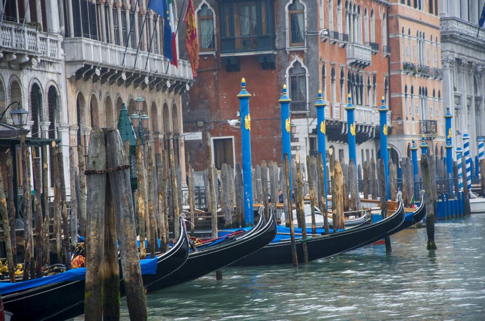 Venezia town on the river water
