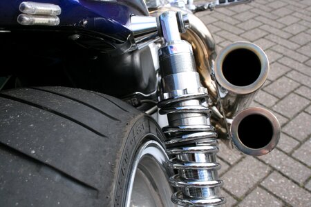 Superbike exhaust pipe