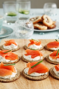 Cheese cracker cuisine