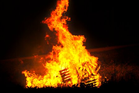 Burn heat flame