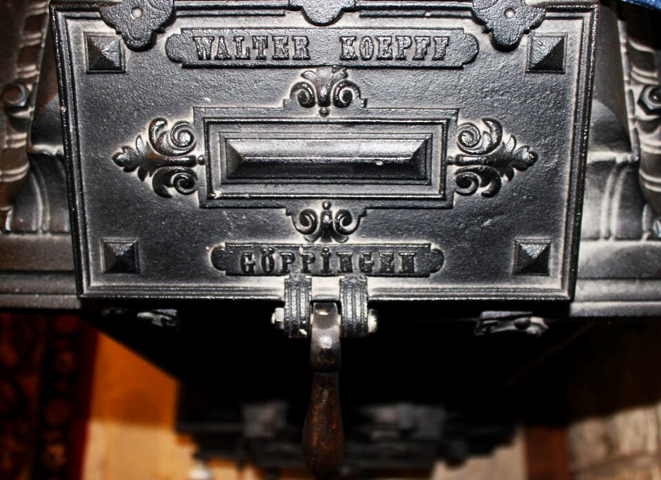 Old cast iron antique
