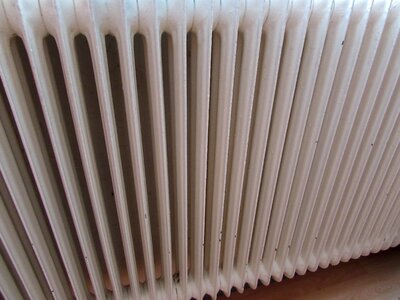 Heating radiator heat photo