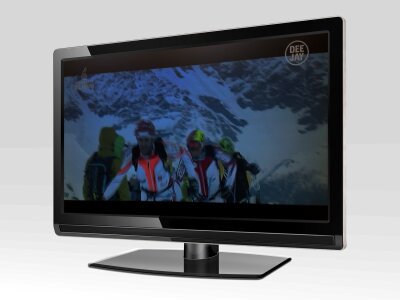Television screen monitor photo