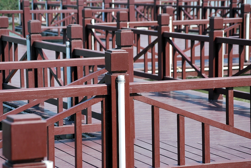 Structure walkway outdoors