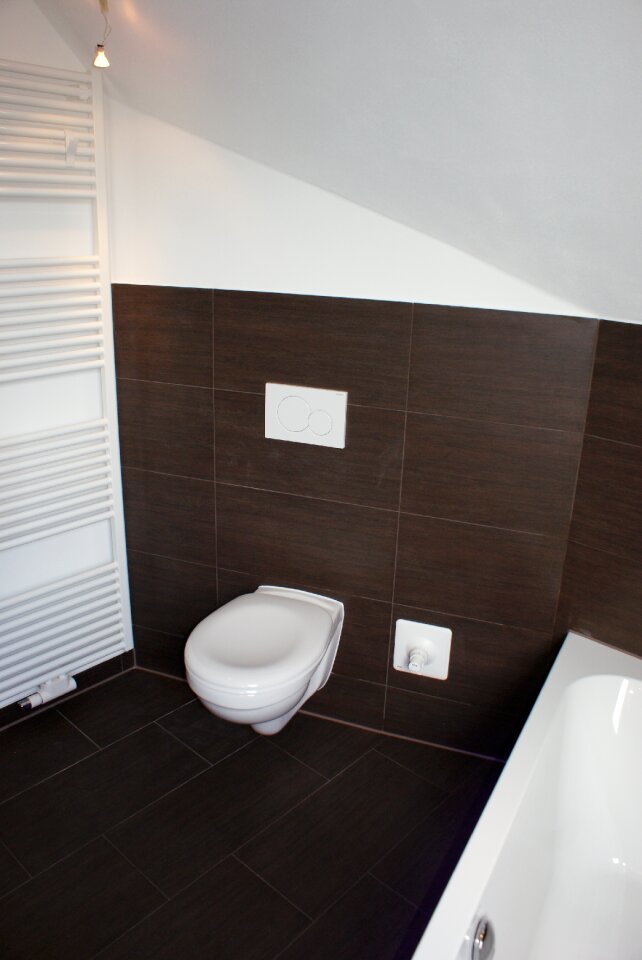 Bathroom space tiles