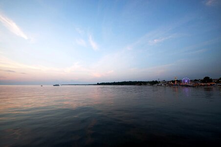 Water sea sunset