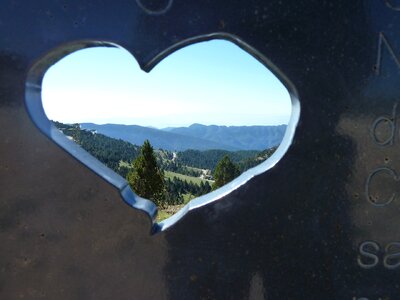 Horizon heart sky