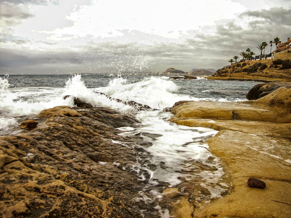 Mediterranean sea cloudy rides