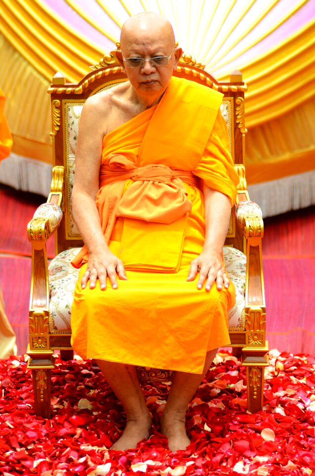 Priests monk orange
