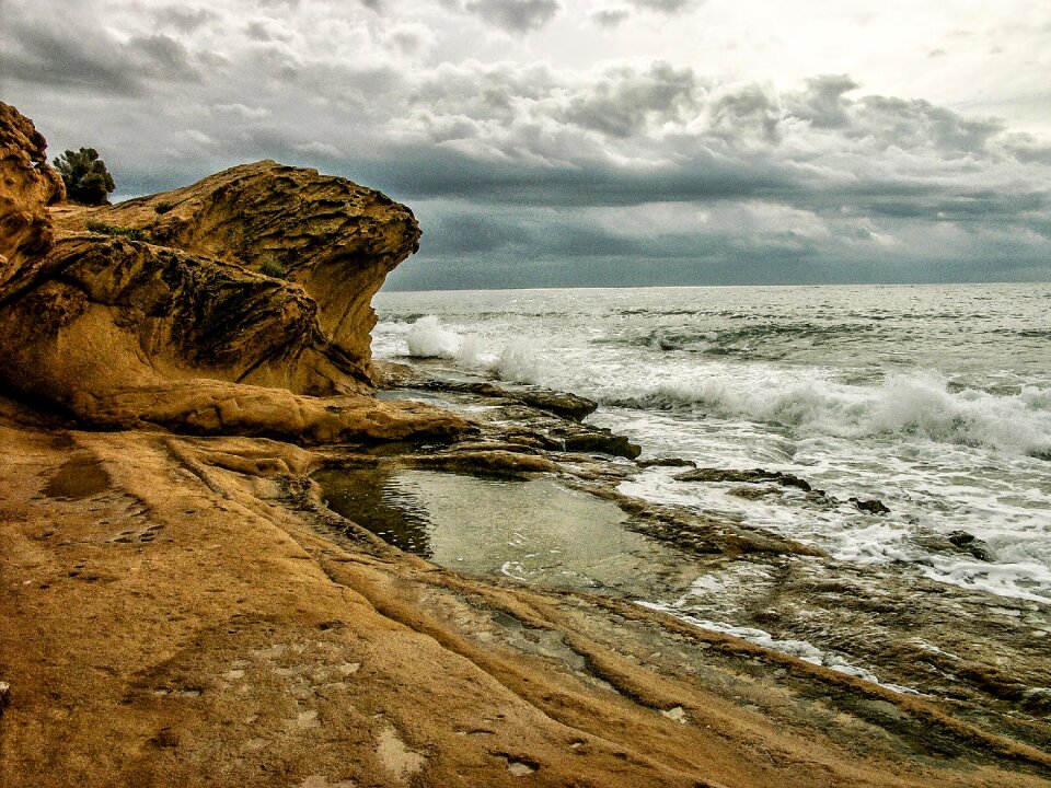 Mediterranean sea cloudy rides