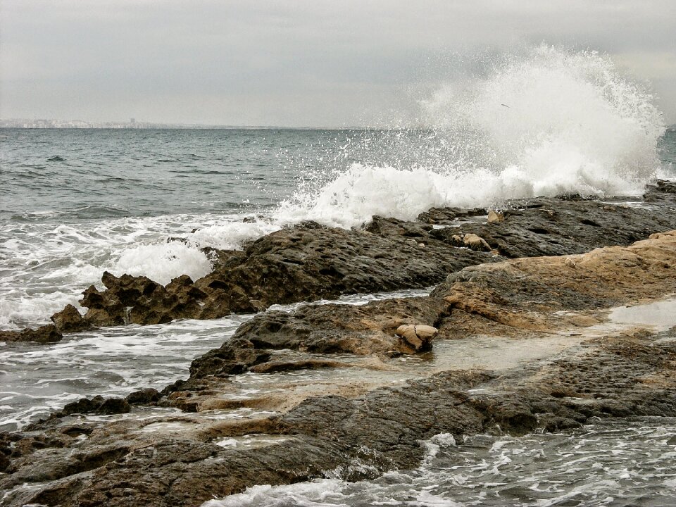 Mediterranean sea cloudy rides
