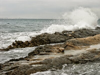 Mediterranean sea cloudy rides