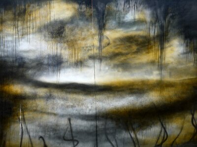 Grunge abstract canvas