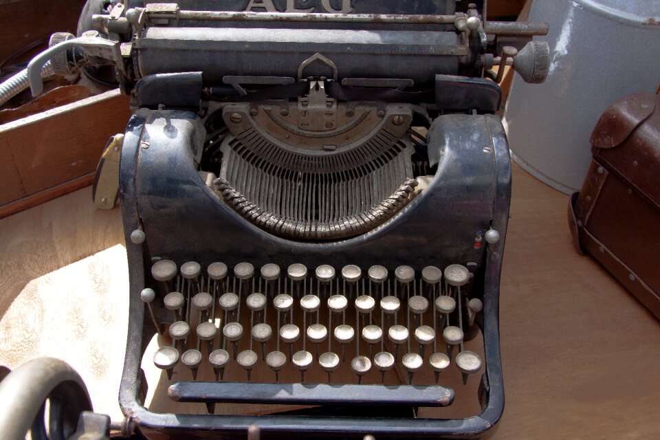 Letters antique equipment