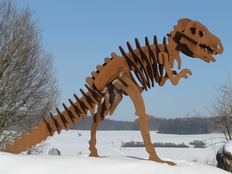 Carnivorous dinosaurs dinosaur metal