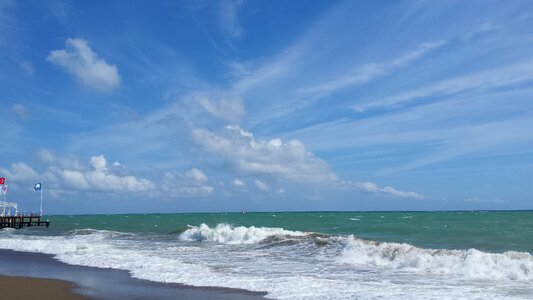 Blue tourism sky