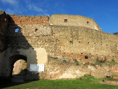 Castle gate castle wall güssing