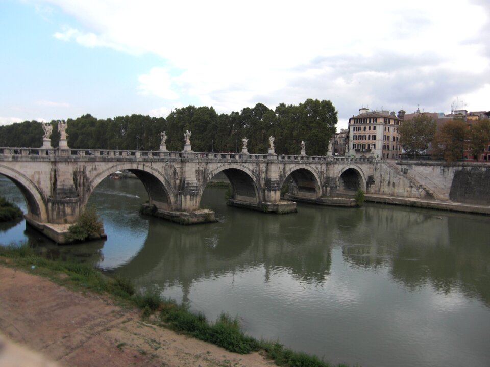 River fiume tevere bridge