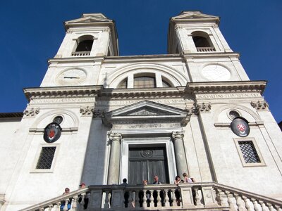 Santissima trinita dei monti church building photo