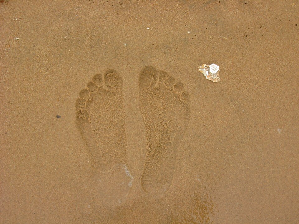 Footprints sha beach
