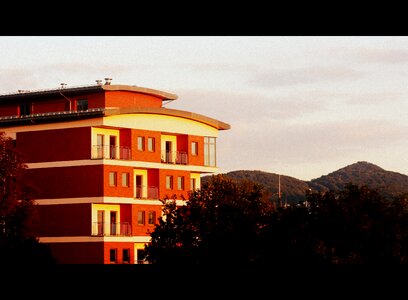 House balcony roof