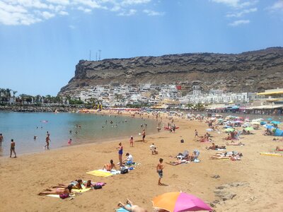 Puerto de mogan gran canaria beach