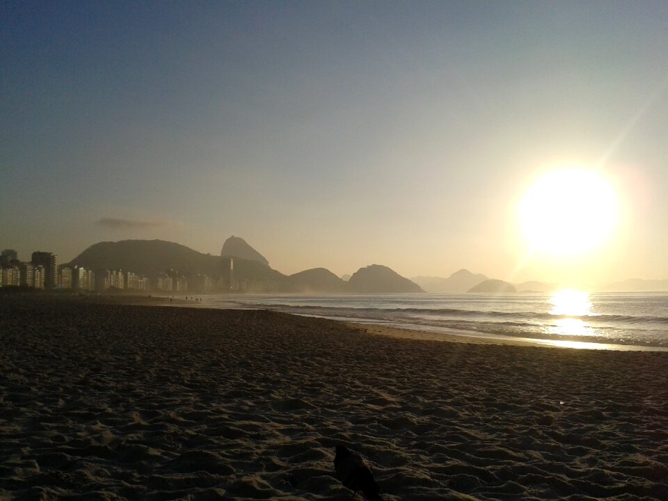 Rio de janeiro sunrise beach