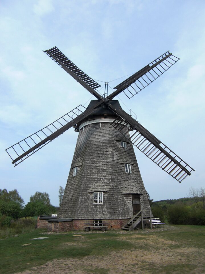 Mecklenburg western pomerania mill dutch windmill