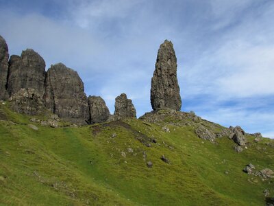 Mountain landscape pinnacle photo