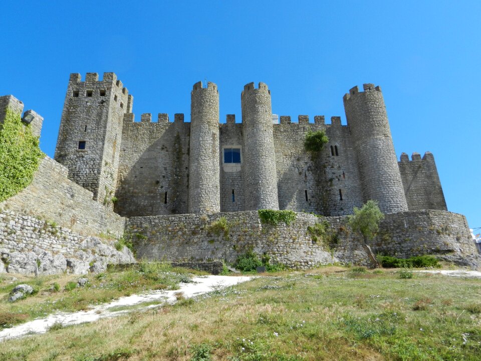 Obidos portugal castle photo