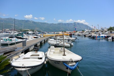 Boats pier landscape