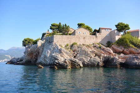 Journey sveti stefan wall