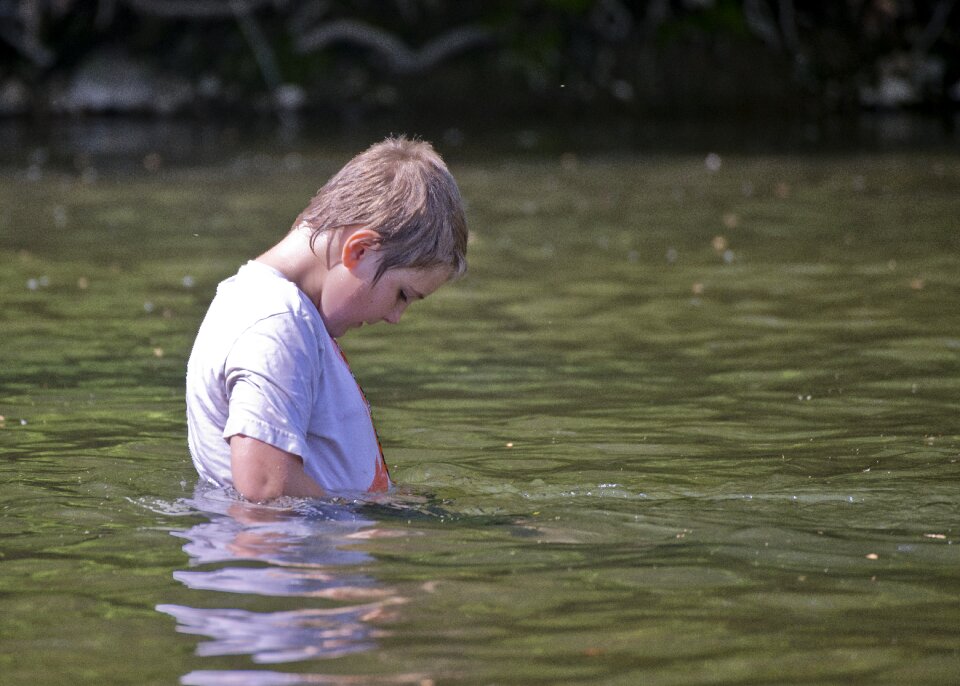 Childhood water river