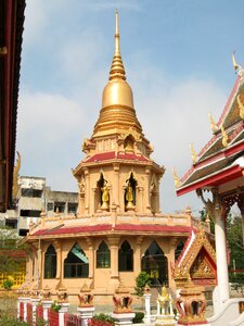 Bangkok temple gold photo