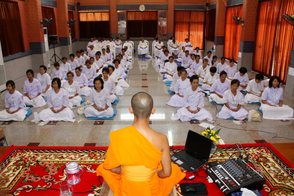 Rite buddhists thailand