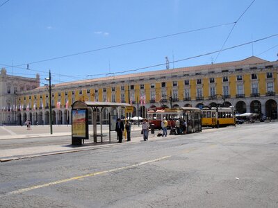 Lisbon portugal plaza photo